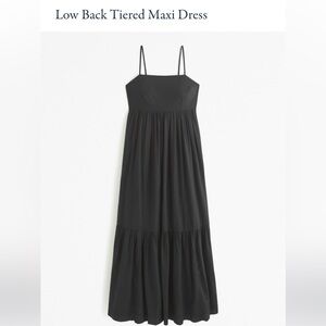 Abercrombie Low Back Maxi Dress